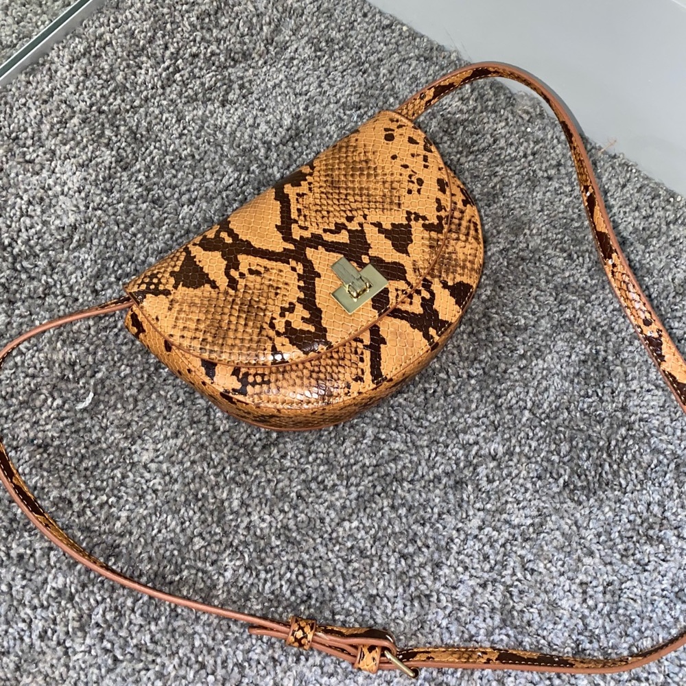 UO snakeskin convertible crossbody